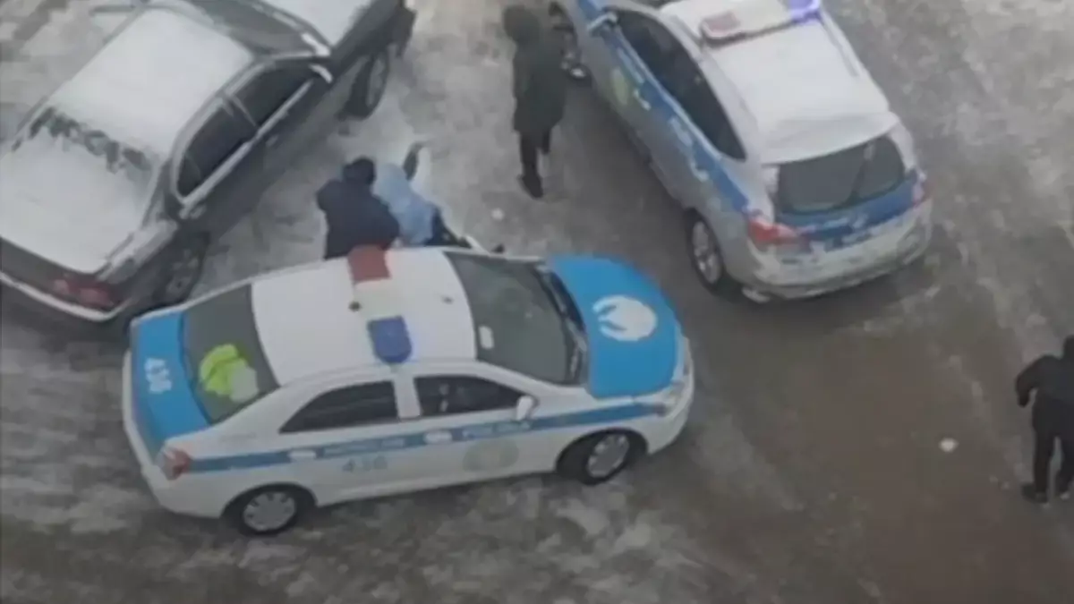 Теміртауда жүргізуші зейнеткерді қағып өлтірді (ВИДЕО) 