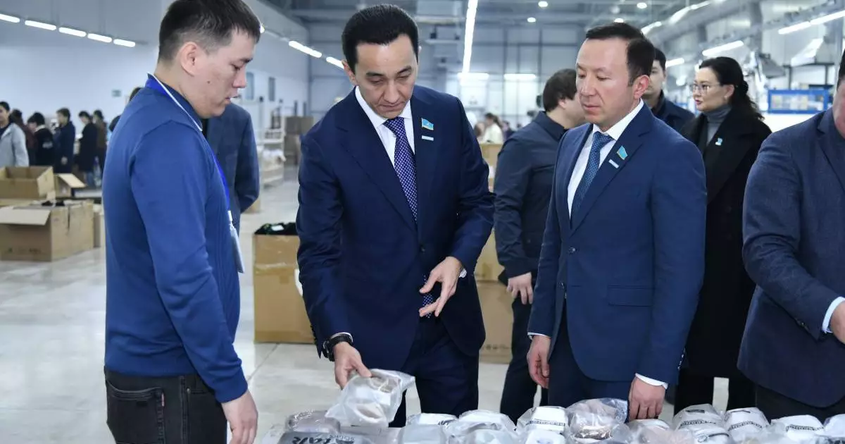  Мәжіліс депутаттары Шымкенттегі тоқыма кәсіпорнын аралады 
