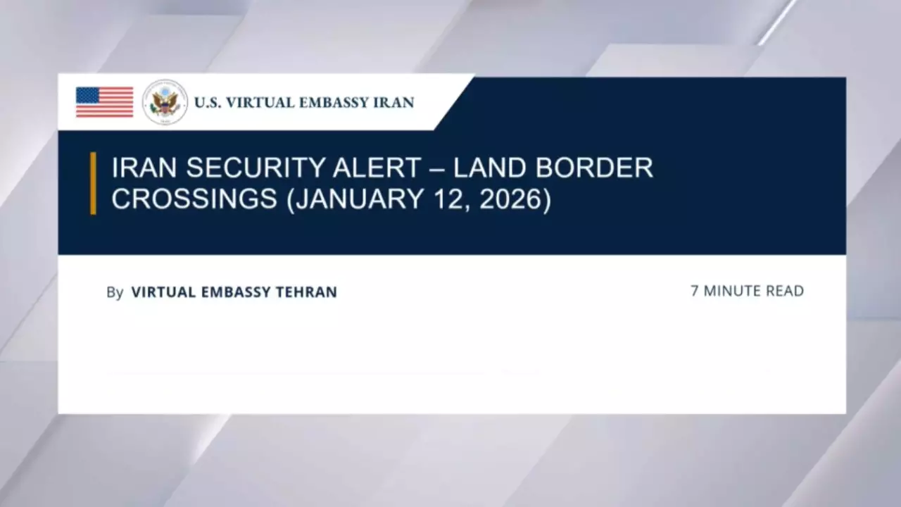 АҚШ өз азаматтарын Ираннан кетуге шақырды