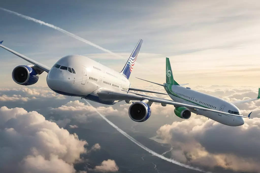 Пассажирские самолеты едва не столкнулись над Казахстаном из-за ошибки диспетчера.