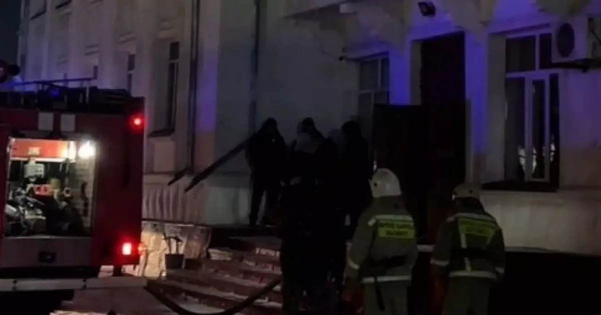   Жезқазғанда театр өртенді   