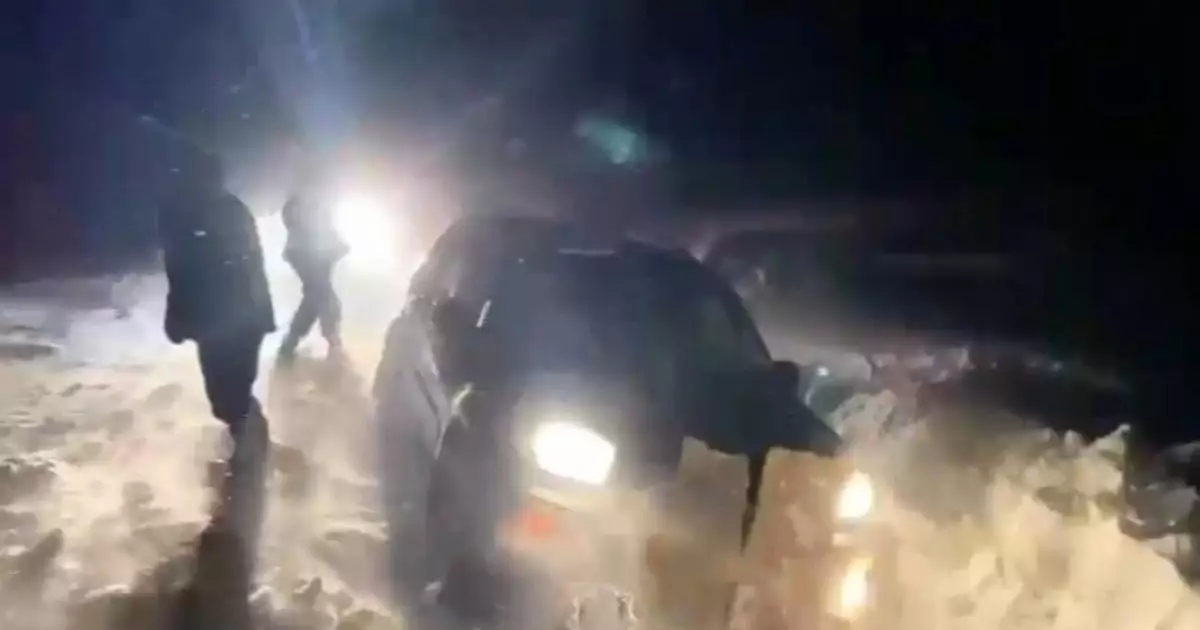  Павлодарда қар құрсауында қалған балықшылар құтқарылды 