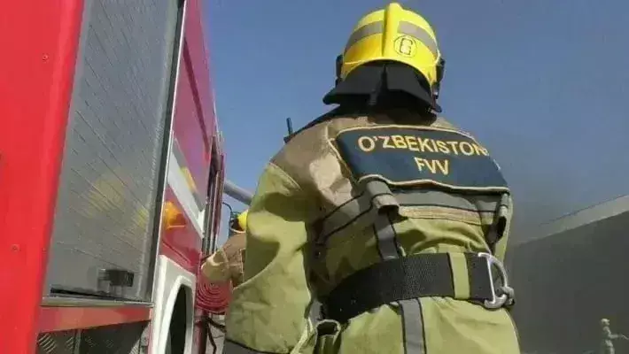 В жилом комплексе Akay City в Ташкенте ночью произошел пожар