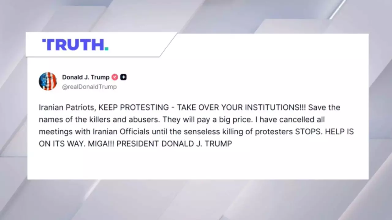 Д. Трамп Иран өкілдерімен кездеспейтінін айтты