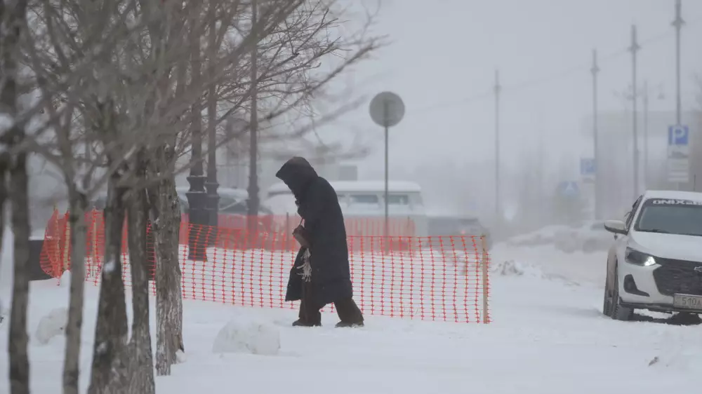 40-градусный мороз идёт в Казахстан