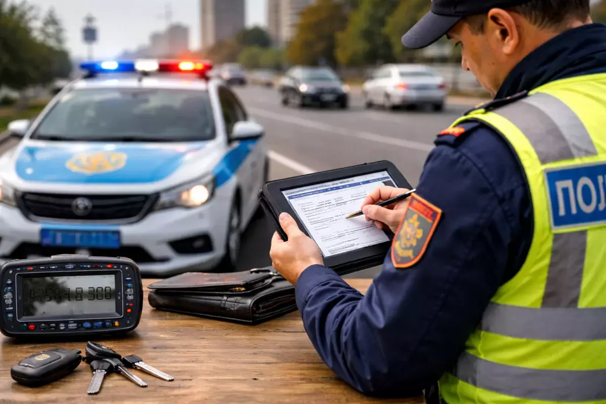 Новый штраф для водителей — за что теперь будут наказывать в Казахстане
