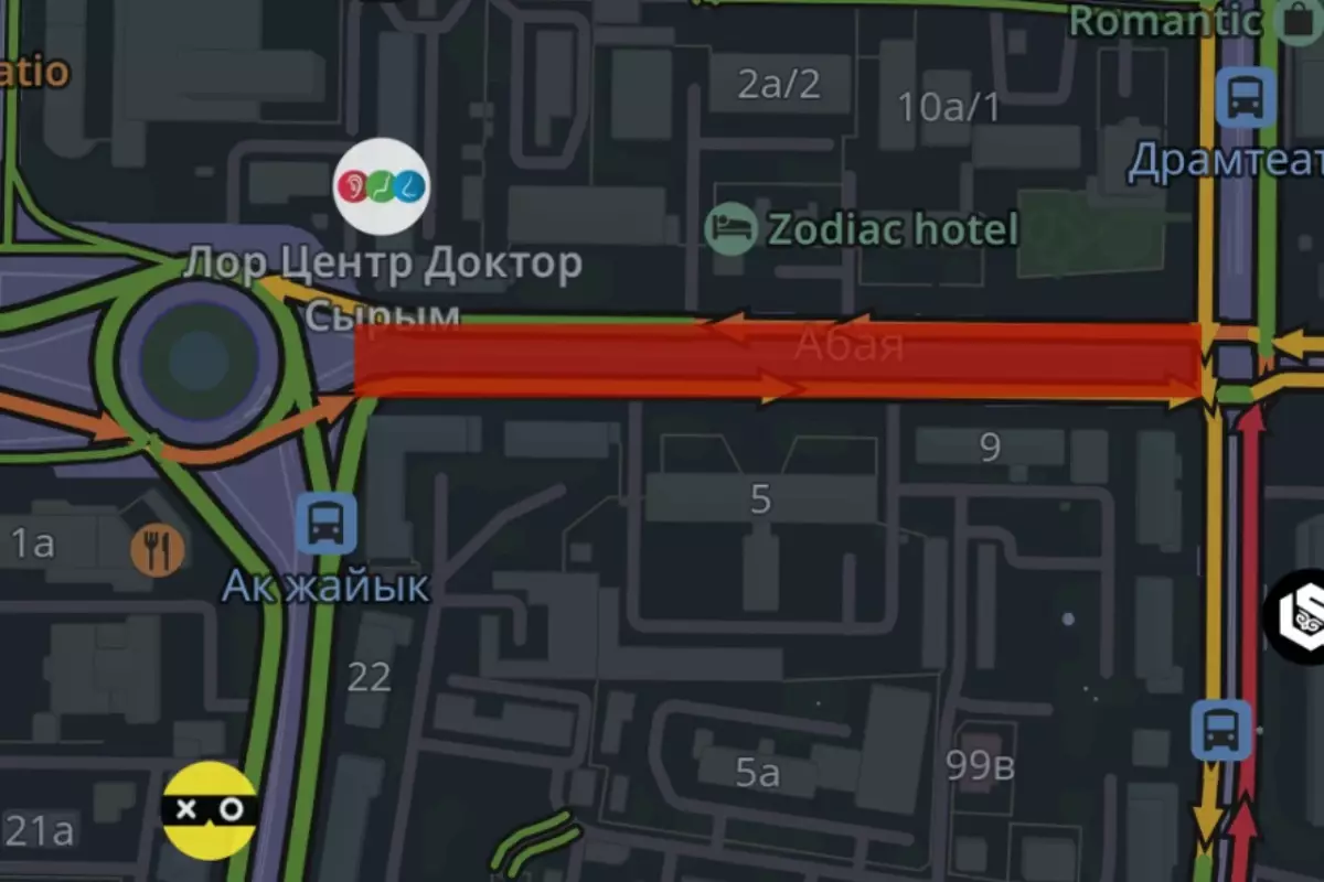Движение на участке улицы Абая будет ограничено почти на две недели