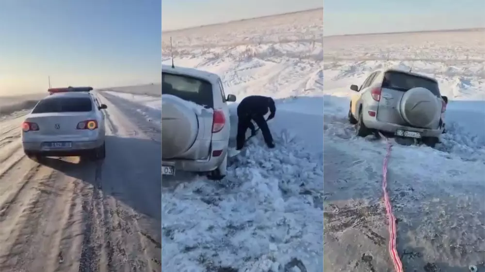 Полицейский приютил водителя у себя дома после ночного ДТП в Акмолинской области