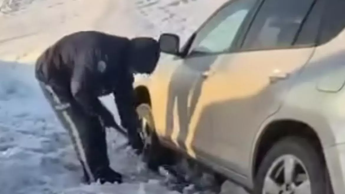 Ақмолада полицей жолда қалған жүргізушіні үйіне қондырды