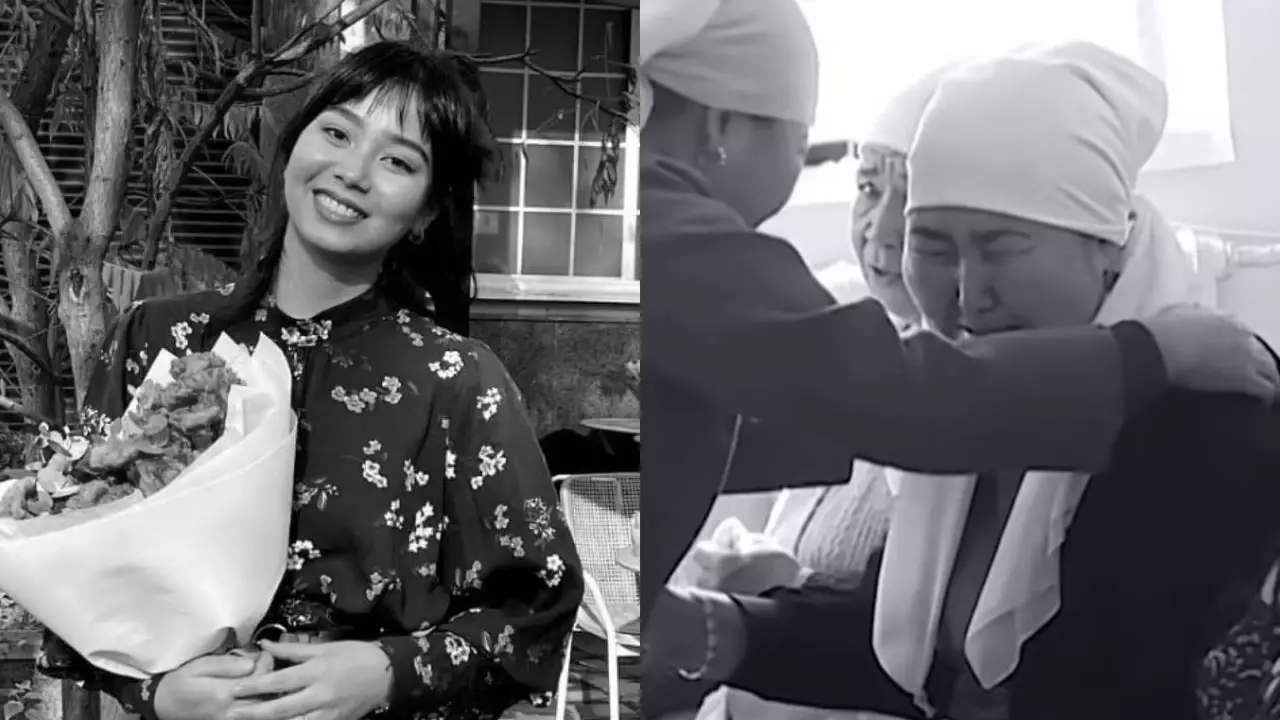 "Жанары мөлдіреп кете барды": Шымкентте қаза тапқан 21 жастағы қыз жер қойнына тапсырылды (ВИДЕО) 