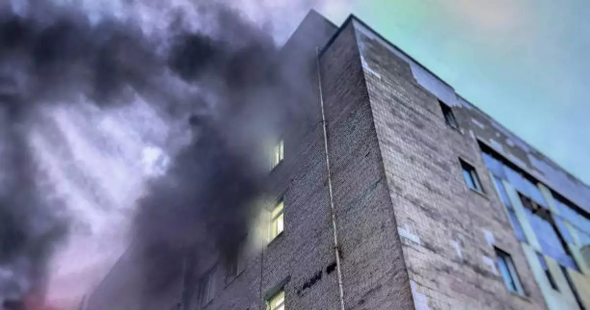  Шымкентте өрт болған жерден бір адамның мәйіті табылды 