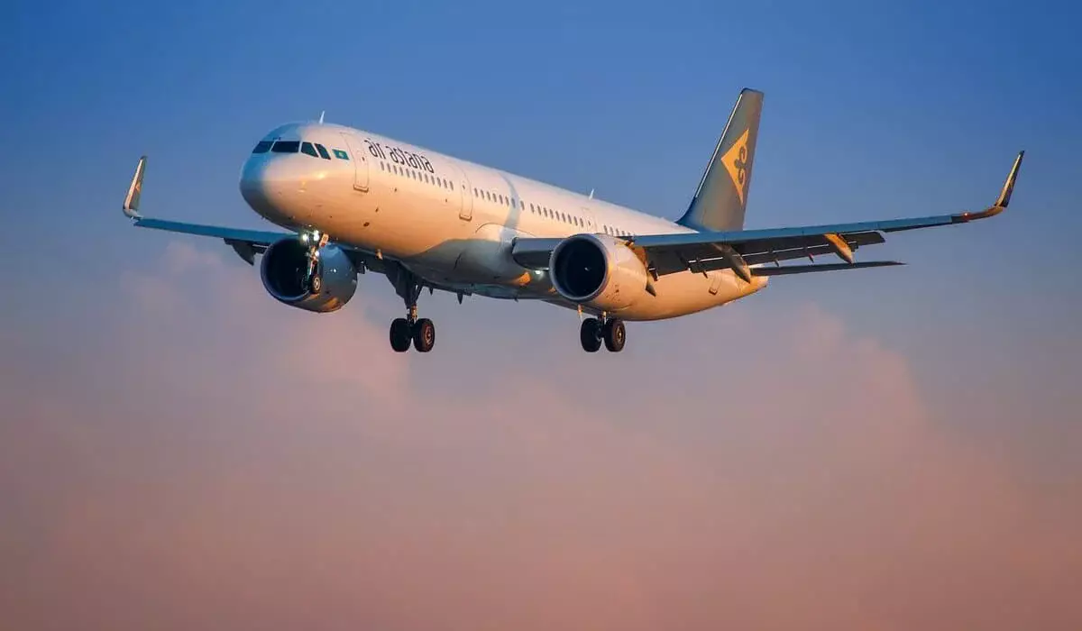 Летевший в Кызылорду самолет Air Astana вернулся в Алматы