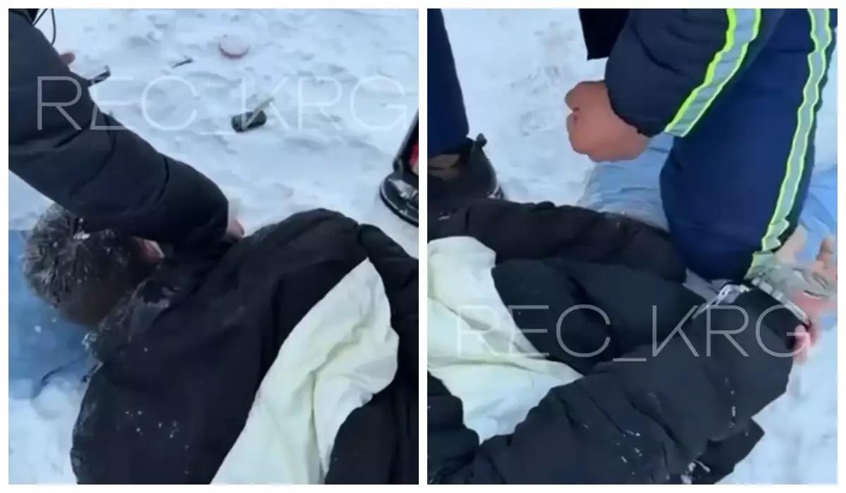 Астана қарулы ер адам арнайы жасақ қызметкерін жаралады (видео)