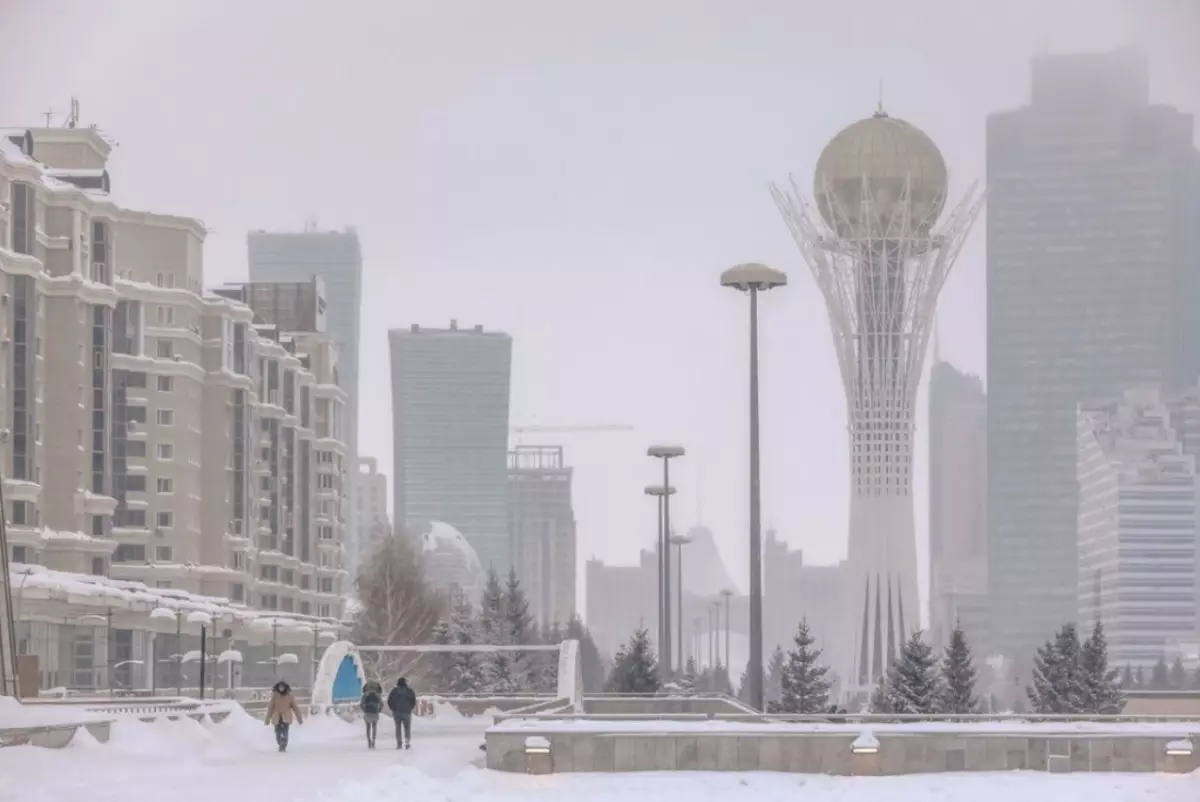 Какие автобусы перестали курсировать в Астане из-за мороза