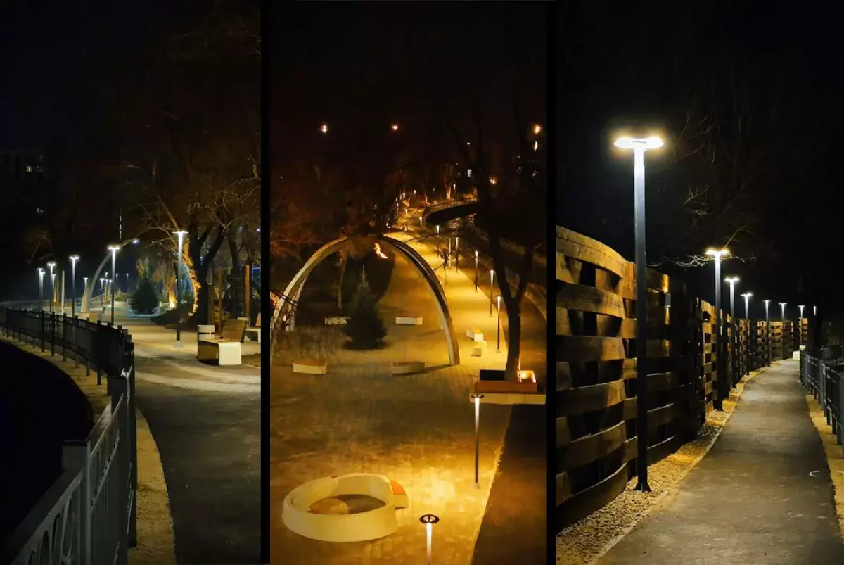 В Алатауском районе Алматы открылась новая пешеходная зона