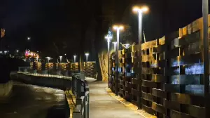 Алматының Алатау ауданында жаңа жүргіншілер аймағы ашылды