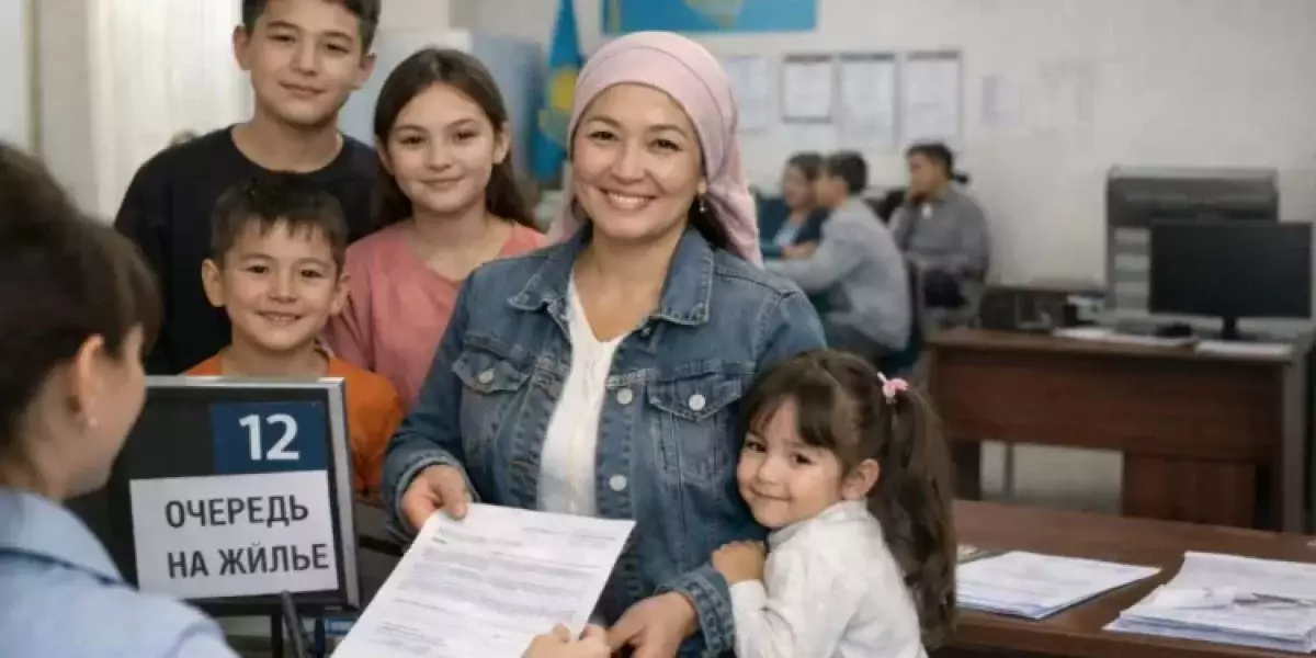 Казахстанский суд запретил снимать многодетных матерей с очереди на жильё