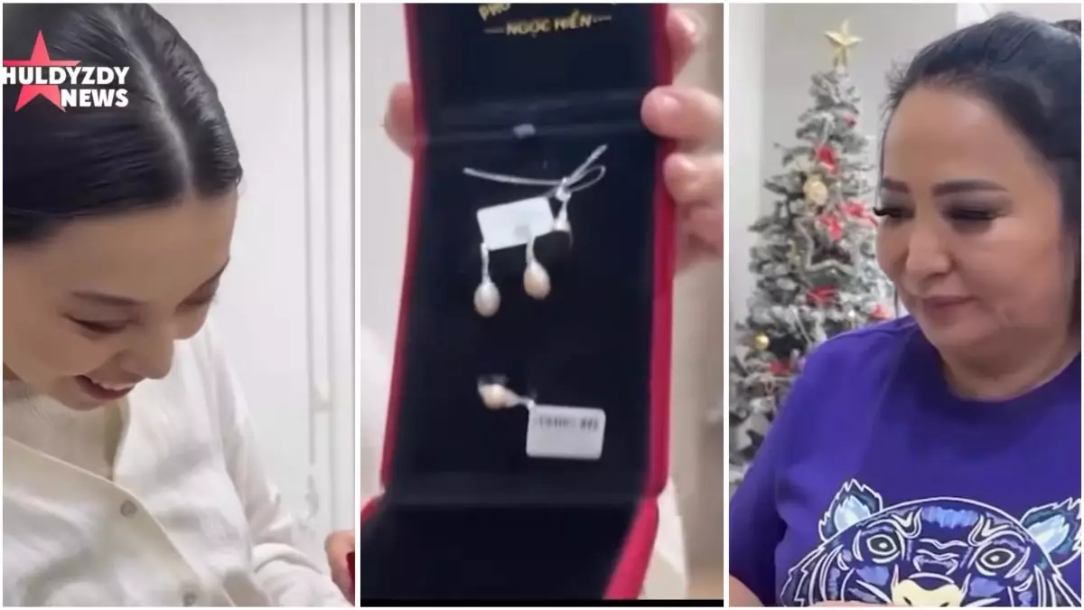 «Жұлдызға беру керек еді»: Екінші келініне бағалы сыйлық берген Гүлзира Айдарбекова қызу талқыға түсті (ВИДЕО)