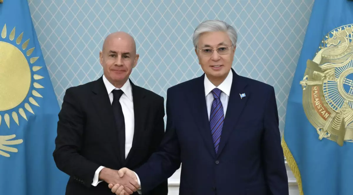 Президент Халықаралық шаңғы спорты және сноуборд федерациясының президенті Йохан Элиашты қабылдады