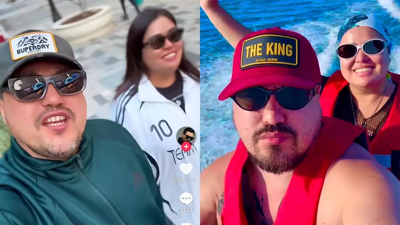 "Өз адамын енді тапты": Дариға Бадықова Олжас Абаймен бірге шетелде демалып жүр (ВИДЕО) 