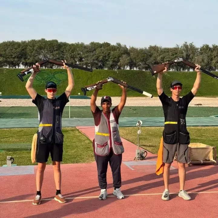 Юниоры сборной Казахстана завоевали «золото» по стендовой стрельбе в Дохе