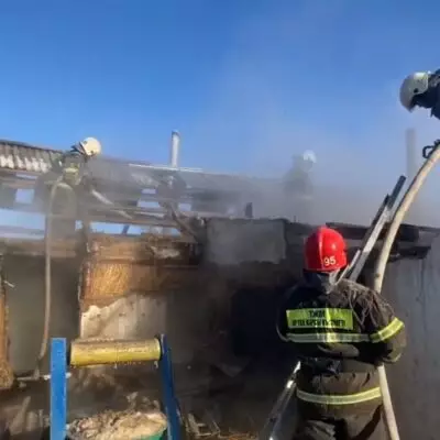 Двое детей погибли при пожаре в Павлодарской области