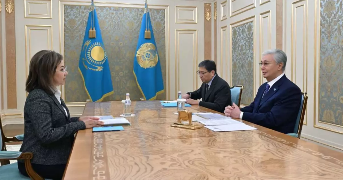  Президент Мәдина Әбілқасымованы қабылдады 