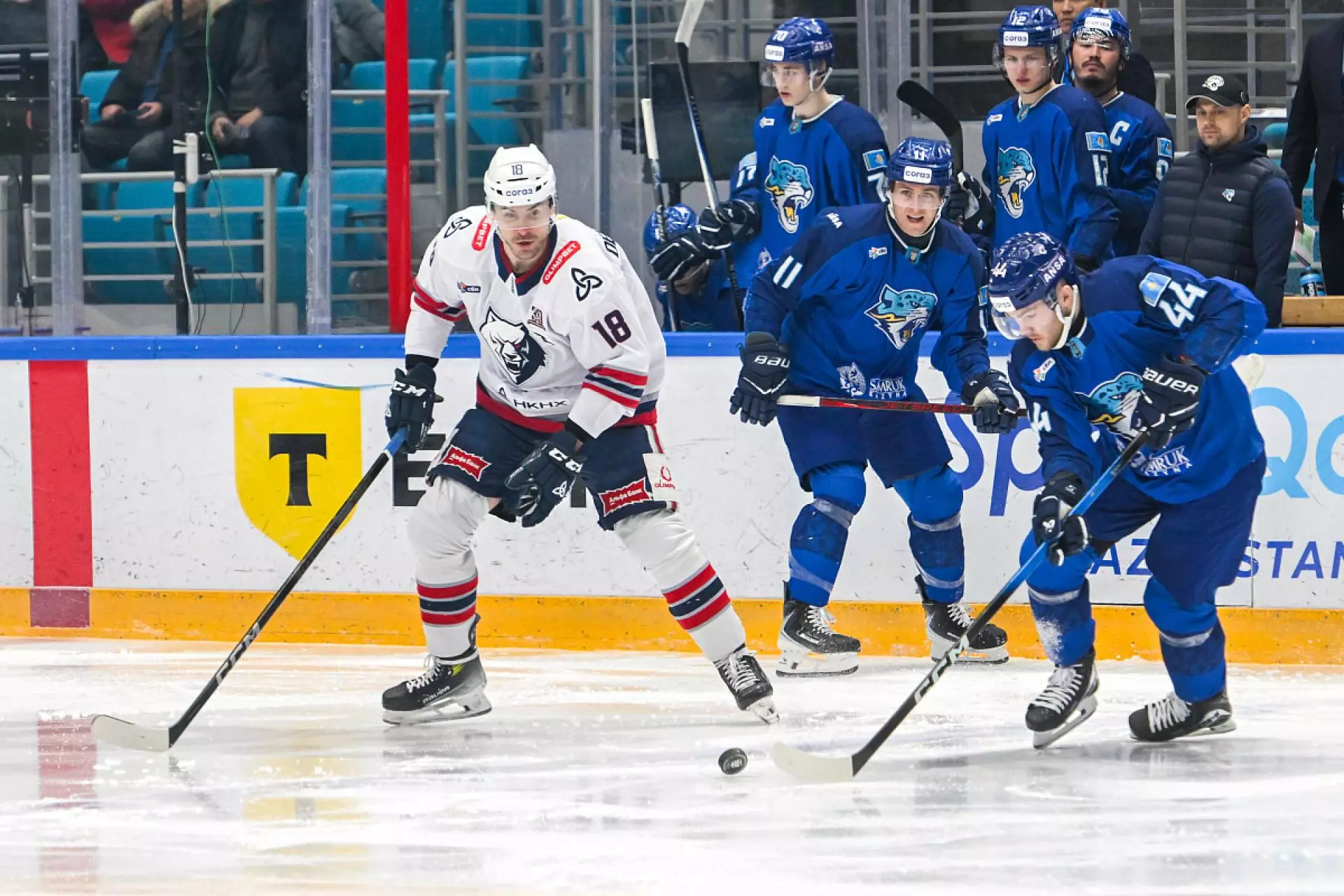 «Барыс» уступил всухую и потерпел пятое поражение подряд в КХЛ