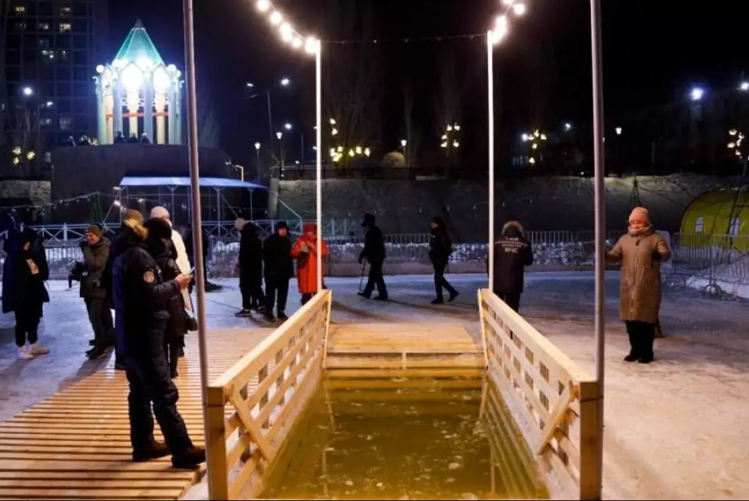 Какие места в Астане оборудуют для крещенских купаний