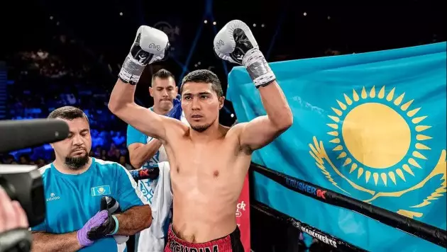 Непобежденный казахстанский боксер нацелился на пояс