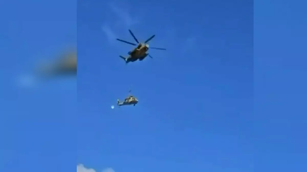 Вертолет ВВС Израиля разбился из-за разрыва троса при транспортировке