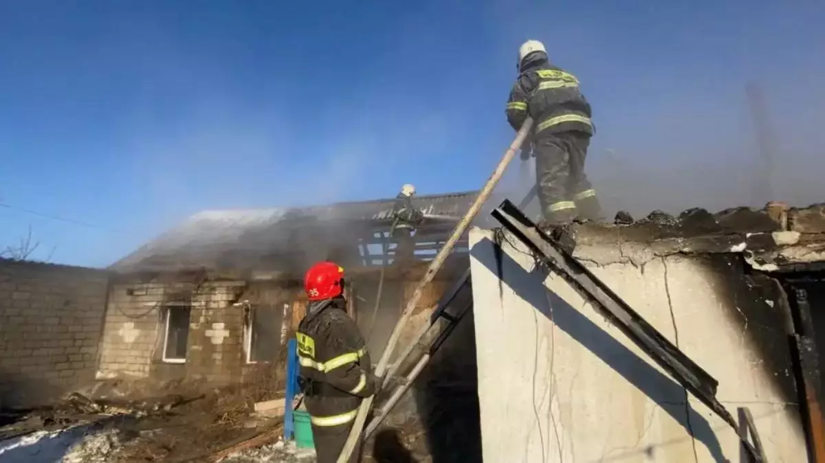 Павлодар облысында үйі өртеніп, екі баласы мерт болған көпбалалы отбасыға баспана берілді