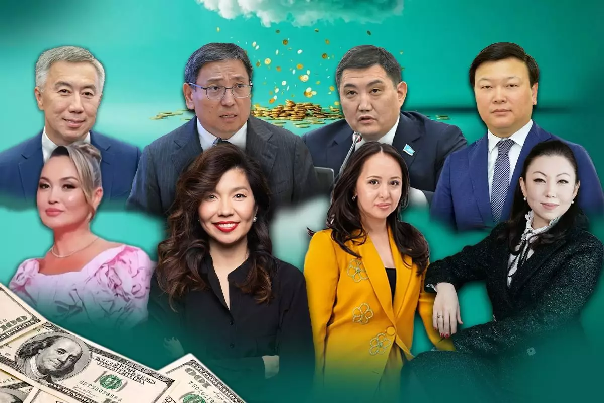 "Күніне 6 миллион 406 мың теңге табады": ТОП-10 қазақстандық шенеуніктердің бай әйелдері