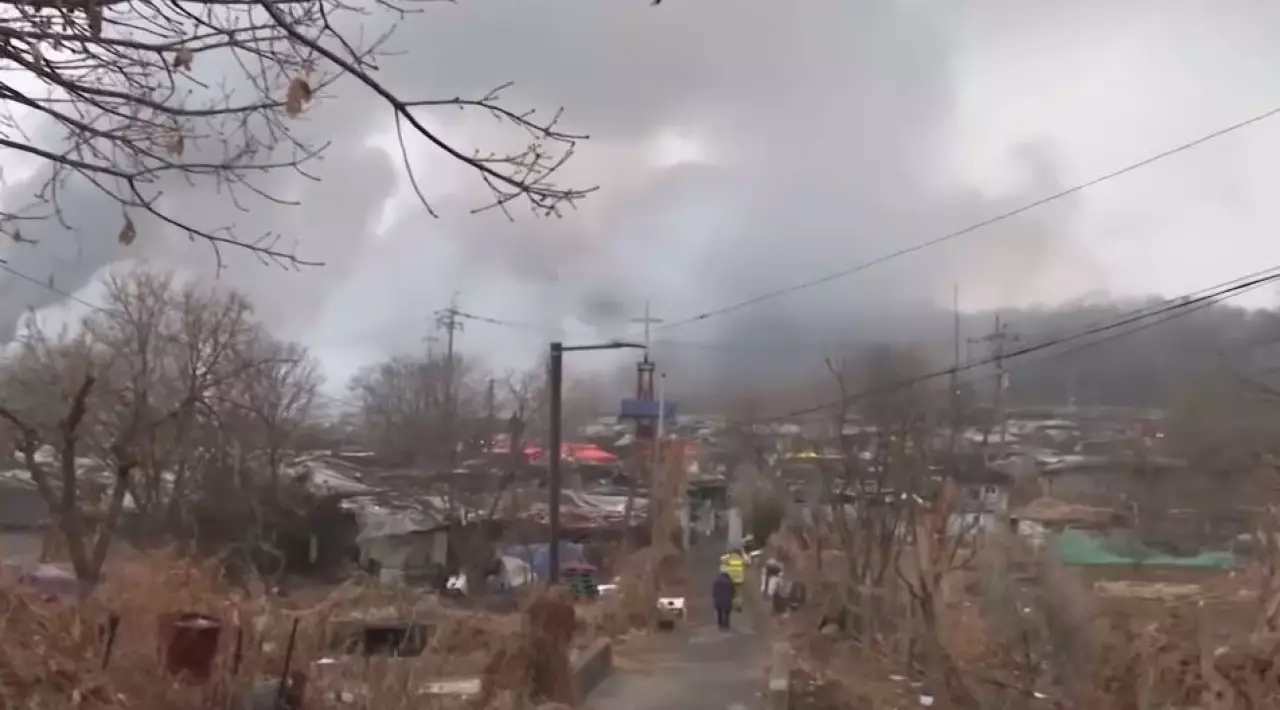 Сеулде өрттен 180 адам баспанасыз қалды