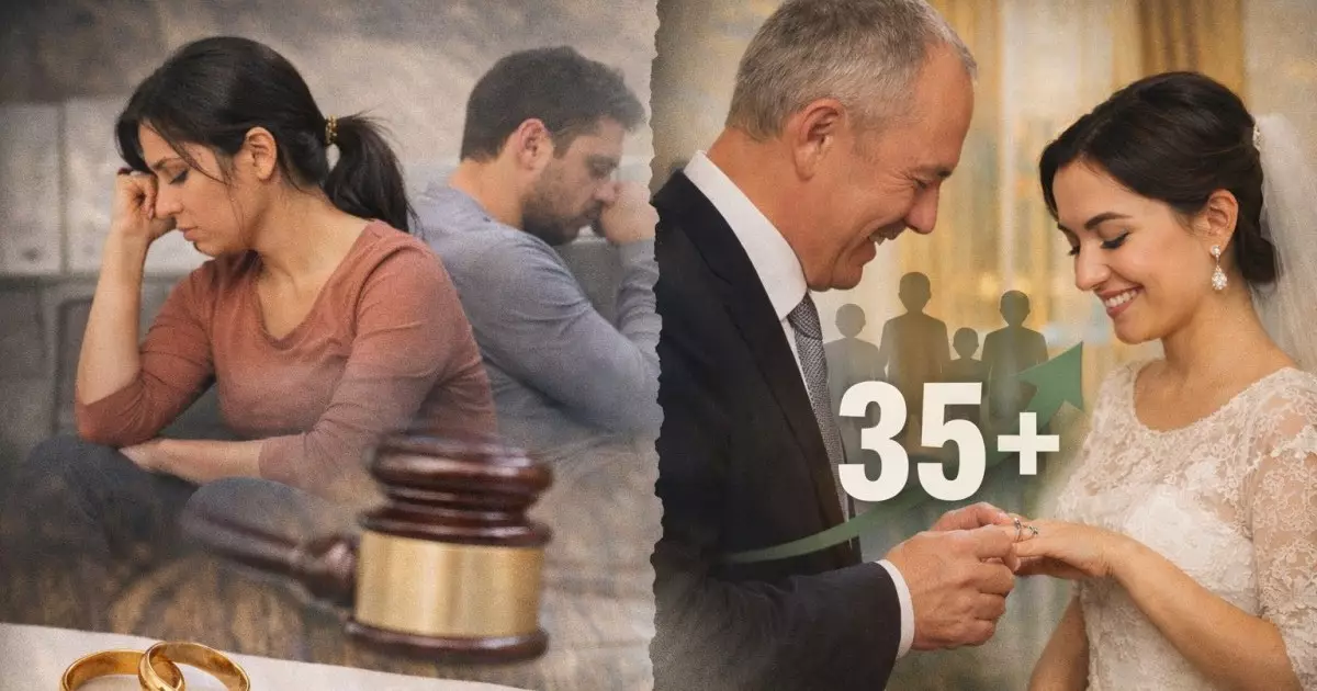  Ерте үйленгендерге қарағанда 35-тен кейін шаңырақ көтергендер сирек ажырасатыны дәлелденді 