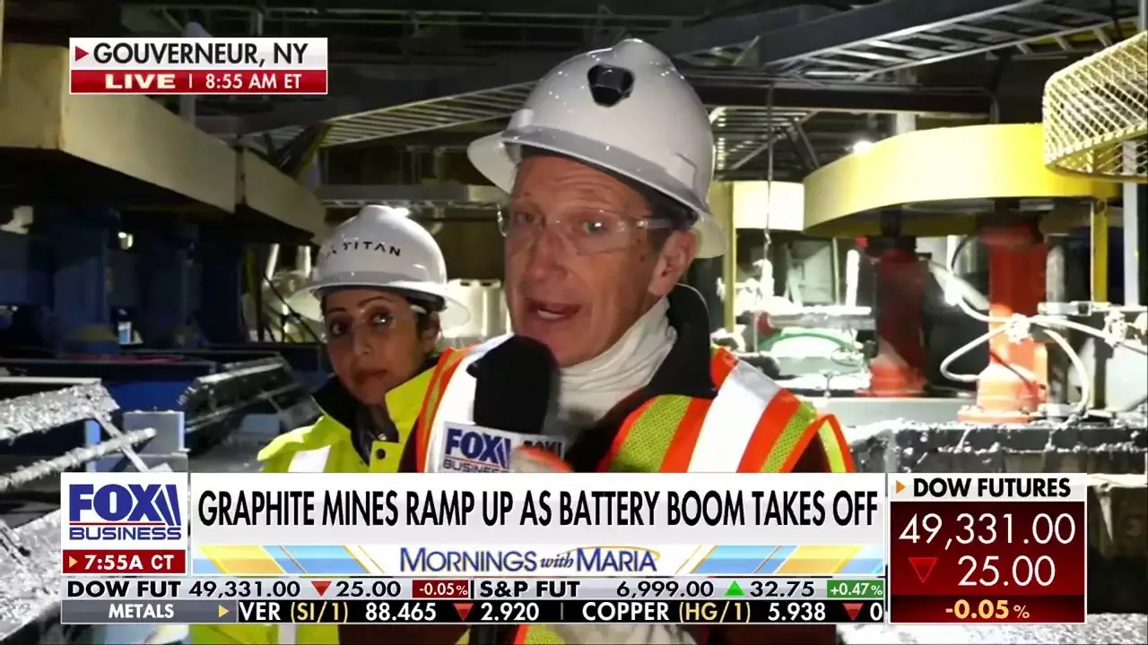 Американская компания возобновляет внутреннее производство графита после десятилетий импорта из Китая.