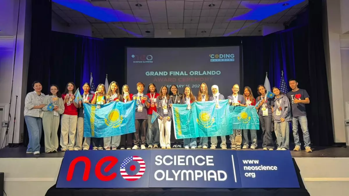 Қазақстандық оқушылар Америкадағы олимпиадада жеңімпаз атанды
