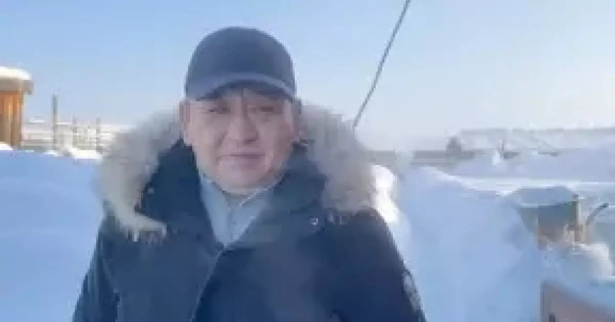  Ел шығысындағы бір ауылда ауа температурасы минус 56 градусқа дейін төмендеді 
