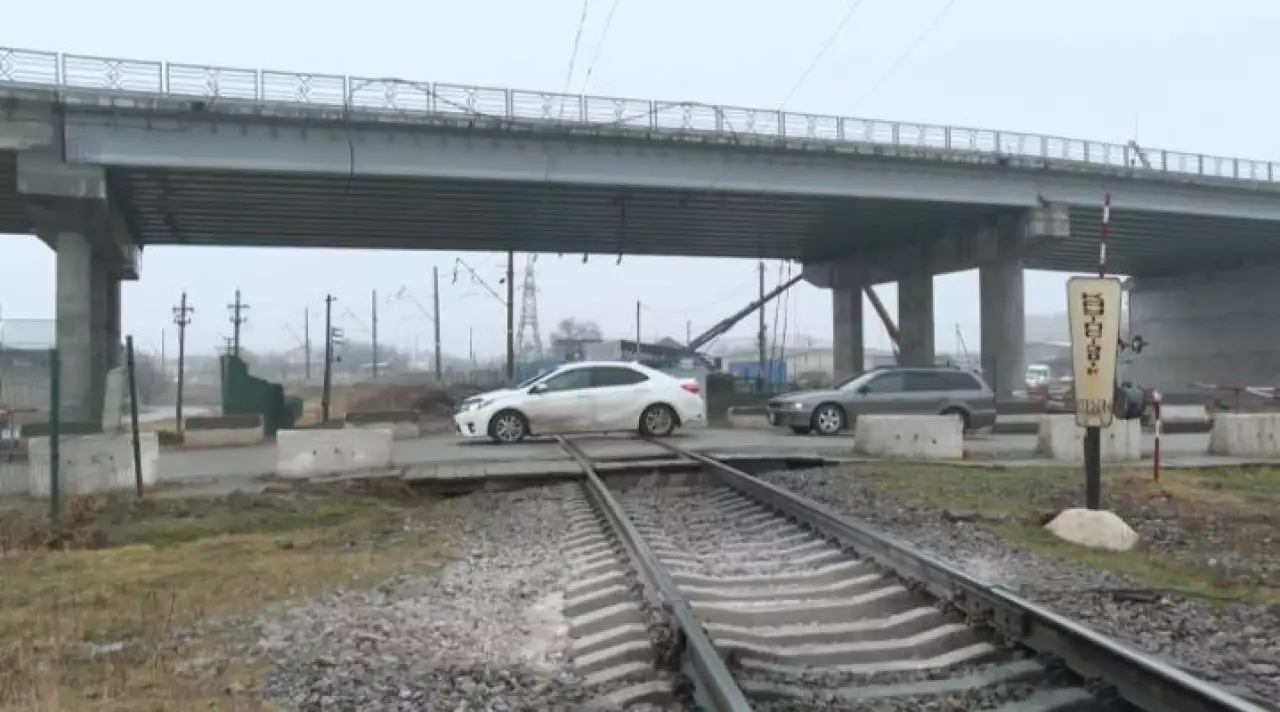 Новый путепровод открыли в Шымкенте