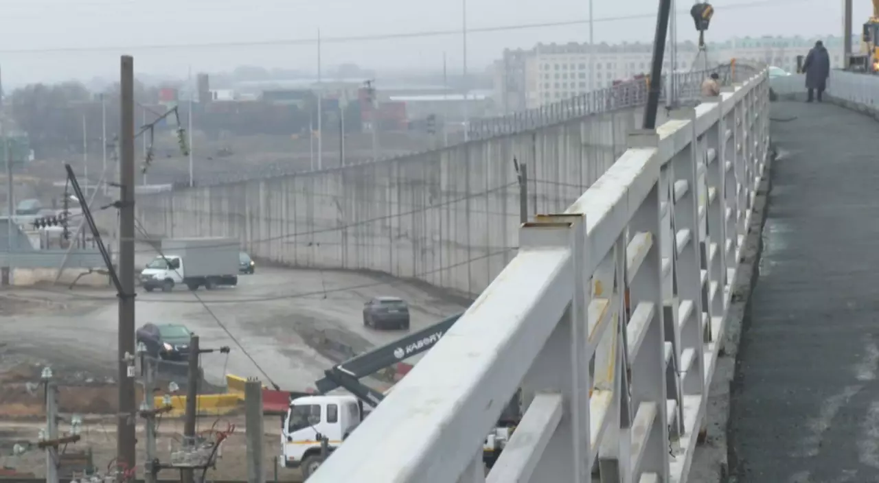 Шымкентте жаңа көпір ашылды