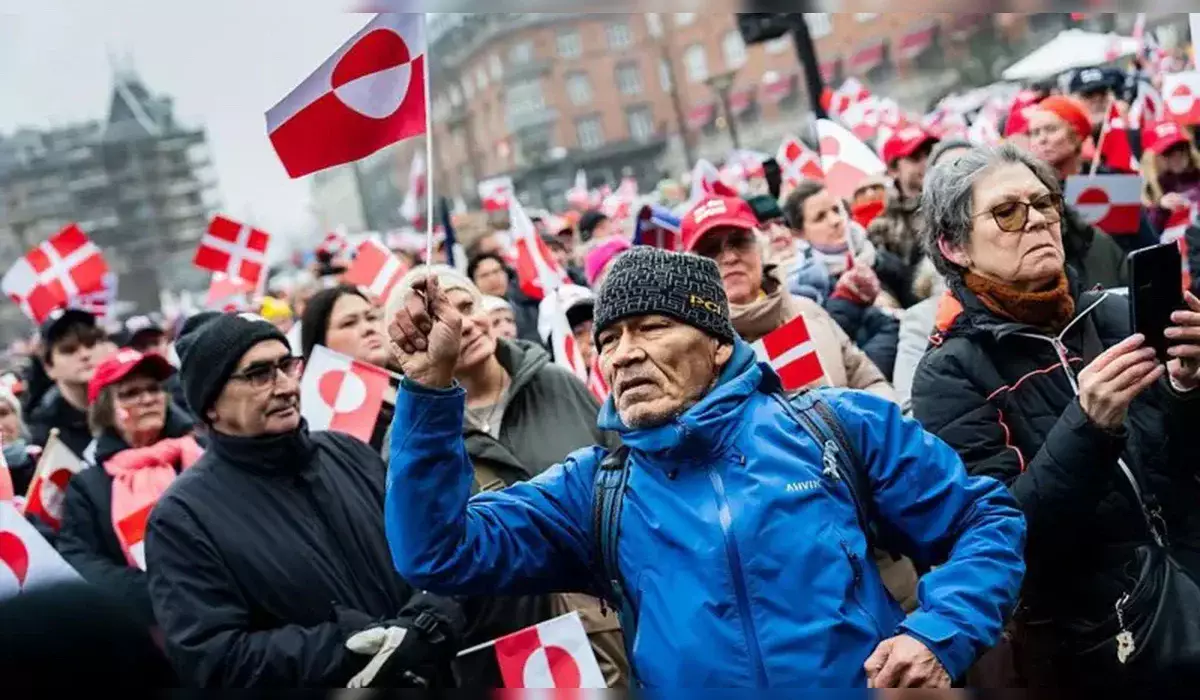 Жители Гренландии и даний вышли на массовые протесты против планов Трампа