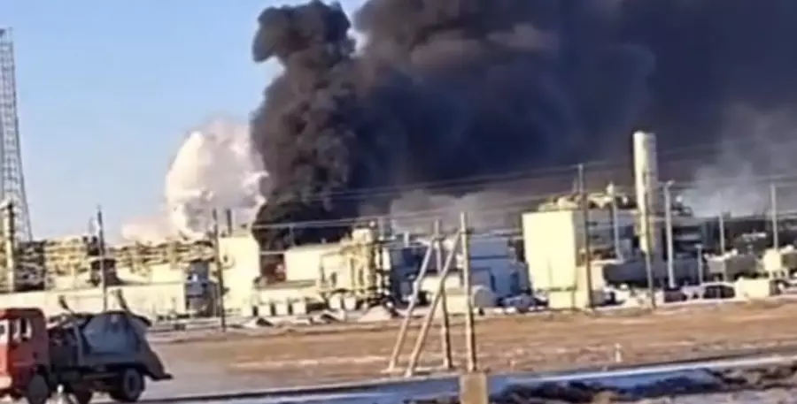 Теңіз кен орнында трансформатор өртенді