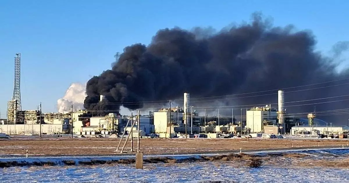  Пожар на месторождении Тенгиз: в «КазМунайГазе» рассказали подробности 