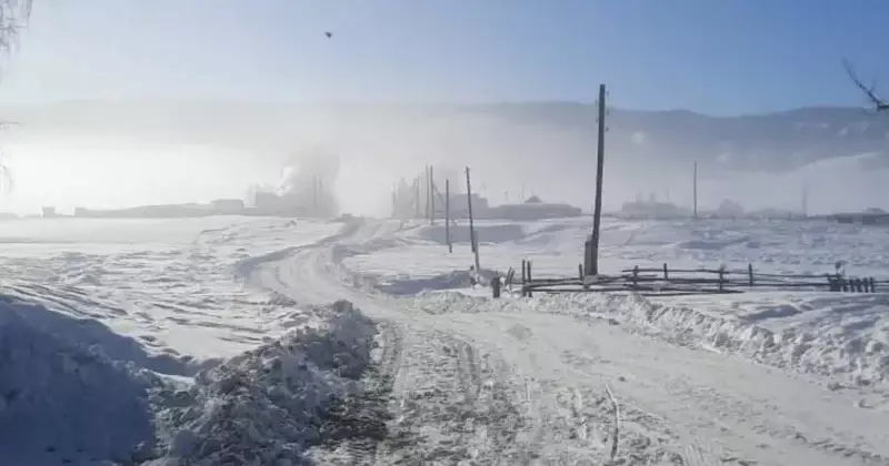Температура опустилась до минус 56 градусов в Восточном Казахстане.