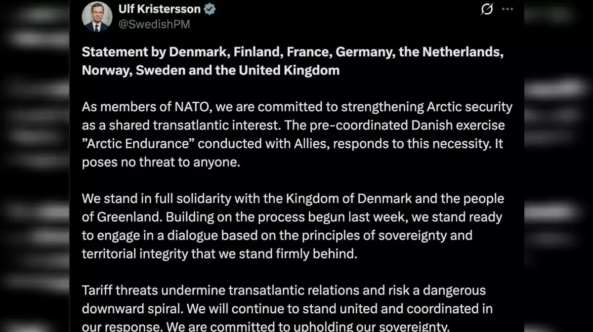 Дания и семь стран Европы выступили единым фронтом против претензий Трампа на Гренландию