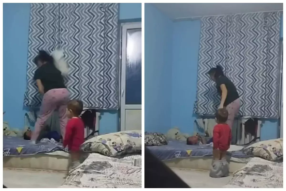 «Іс қозғалды»: Жаркентте ұлын аяусыз сабаған келіншек ұсталды