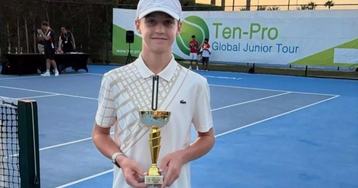  14 жастағы қазақстандық теннисші Дубайдағы турнирде чемпион атанды 