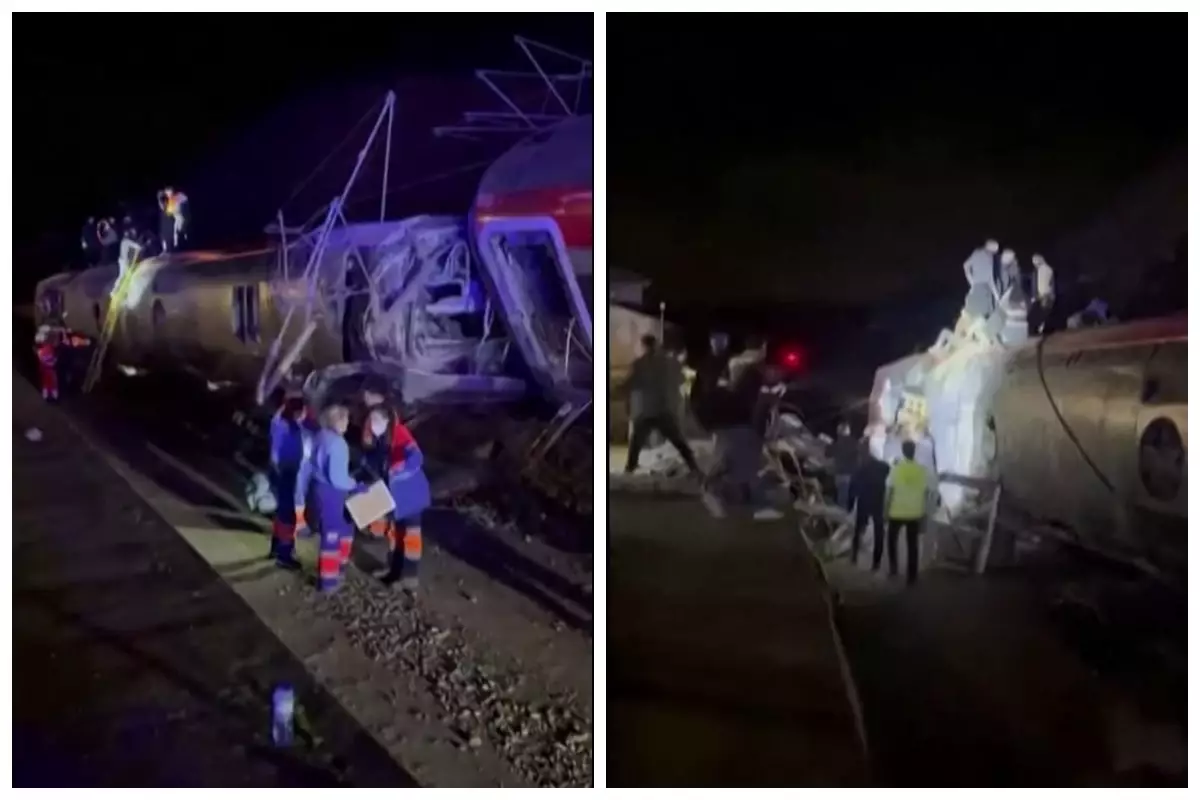 Испанияда екі жүрдек пойыз рельстен шығып кетіп, соқтығысқан: 21 адам мерт болды