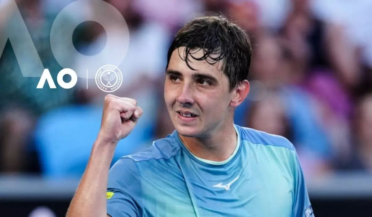 Казахстанский теннисист вышел во второй раунд Australian Open