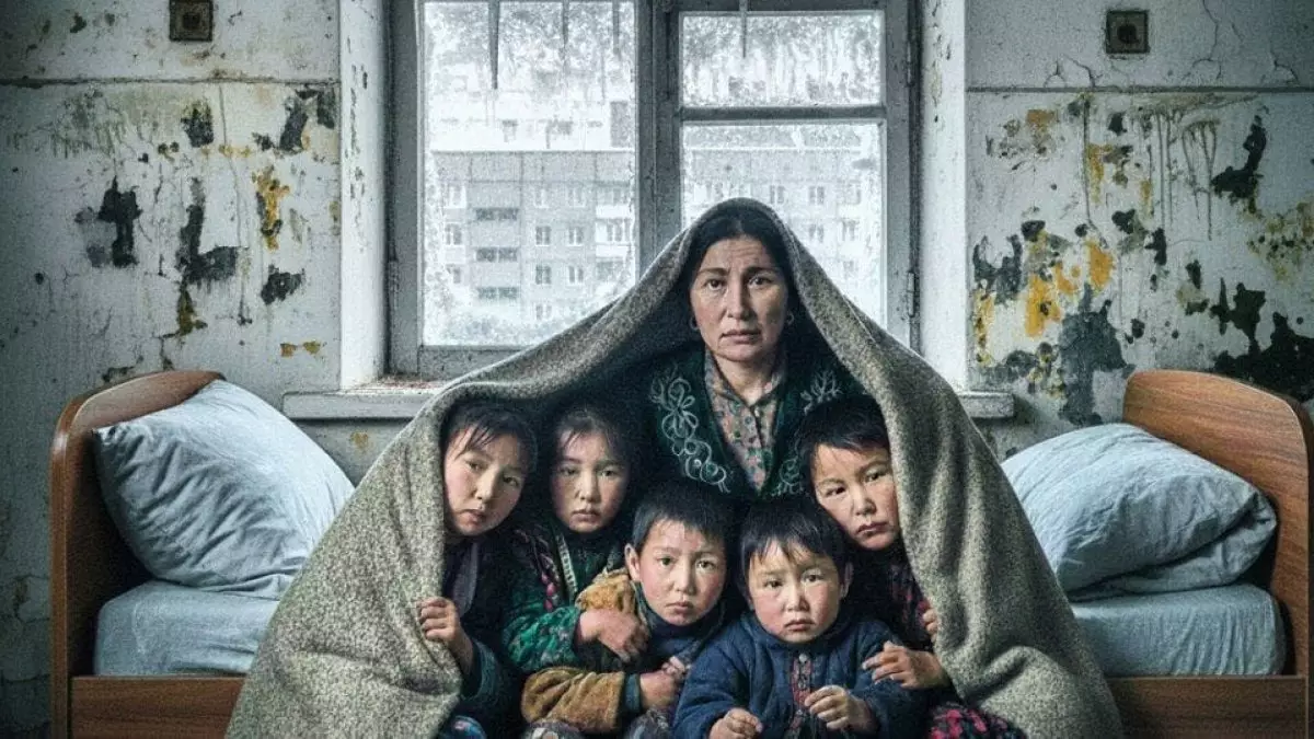 Қазақстандағы жетімдер мен көпбалалы аналардың күйі: Айыртау ауданындағы көк басқан, сыз үйдегі жанайқай